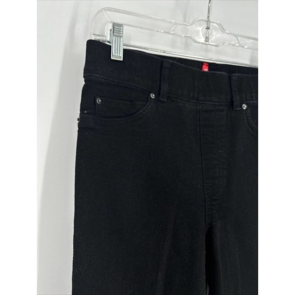 Spanx Ankle Leggings Jeggings Jeans Black Sz Medium Pull On Pockets 30x27 - Picture 2 of 8